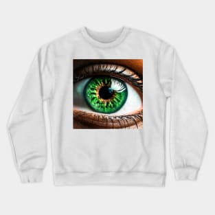 Up Close Eye  (CHART) Crewneck Sweatshirt